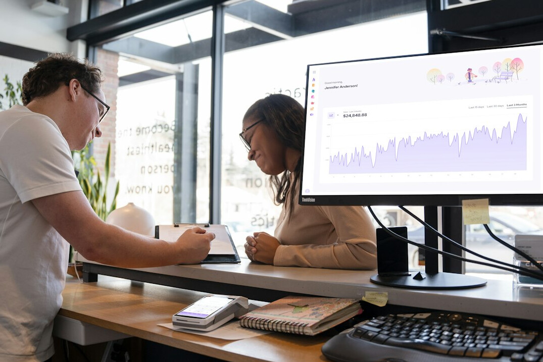 business team analyzing data